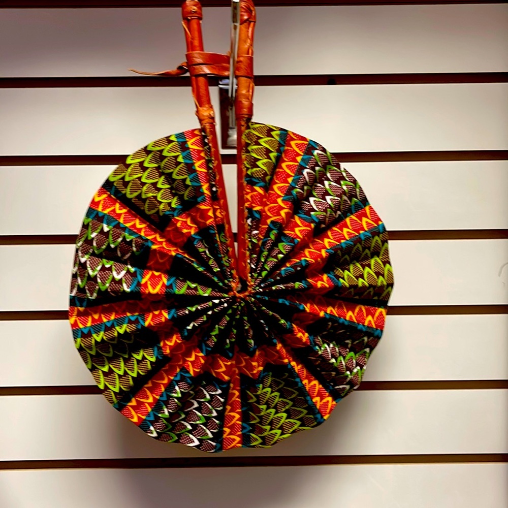 African Print Fan